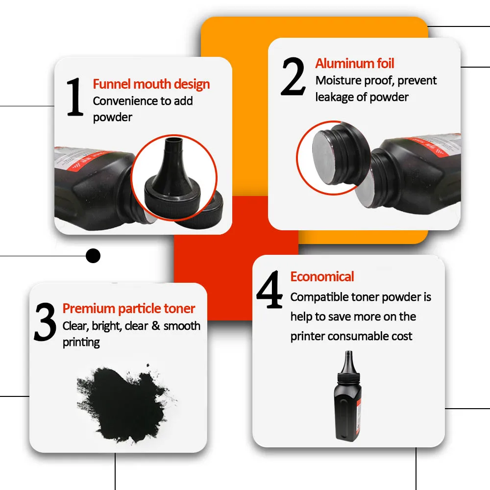 Xiangyu for HP 2612A Cartridge and for HP Toner Powder 12a Toner 2612 Toner 2612A Toner forHP 1010 1012 1015 1018 1020 1022 3030 (1)