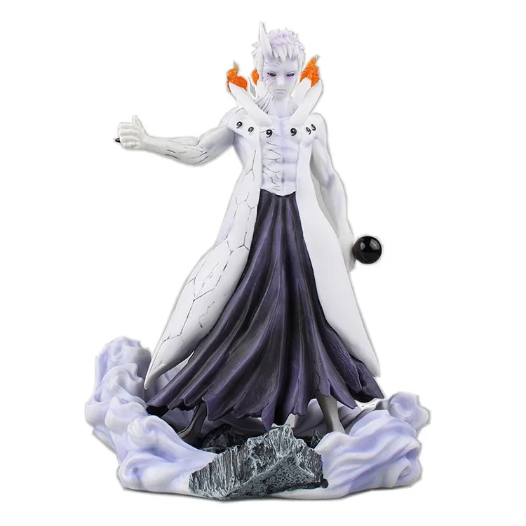 

Special Offer Naruto Garage Kit Six Road Strip Soil Ten Tail Column Force People Uchiha with Soil Naruto Model Boxed