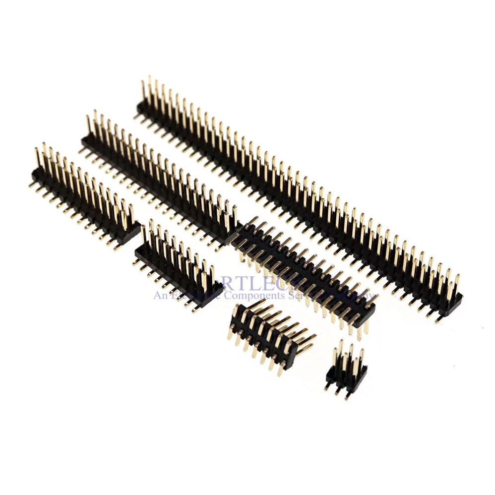 100 шт 0 050 &quot1 27 мм штыревой разъем PCB 6 8 10 12 14 16 20 24 26 30 40 50 60 80 Pin поверхностное