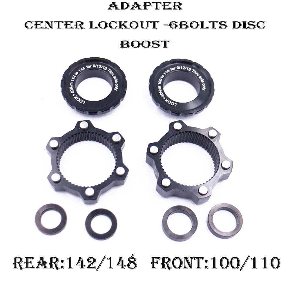 Bicycle Hub Center Lock Adapter To 6 Bolt Disc Brake Boost Hub Spacer