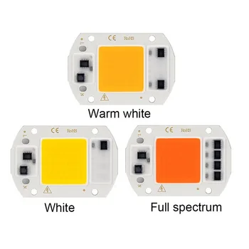 

LED Grow COB Chip Phyto Lamp Full Spectrum AC220V 10W 20W 30W 50W For Indoor Plant Seedling Grow and Flower Growth Fitolamp