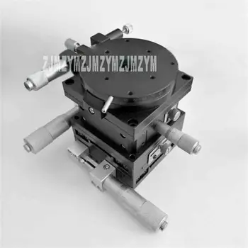 

XYZR Axis 80*80 LTP80-L-2 Sliding Table Displacement Fine Adjustment Platform Cross Rail Manual Work Slider 39.2N(4kgf) Hot Sale
