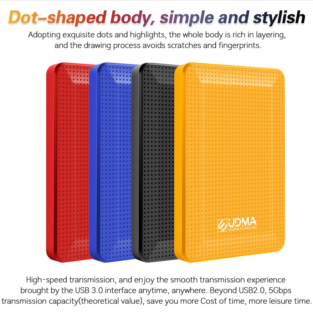 UDMA Portable External Hard Drives Disk USB3.0 HDD 120G 160G 320G 500G Storage for PC, Mac,Tablet, Xbox, PS4,TV box