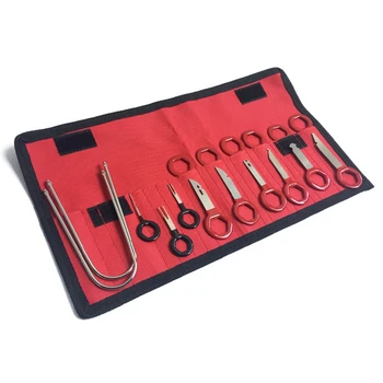 

17Pcs Car Radio o Removal Install Key Kit Stereo Dash CD Player Removal Tool Set Automobile Accessories