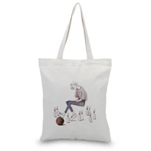 Тканевая сумка с узором для девочек, Повседневная сумка с текстом, ручная сумка с логотипом, сумка для покупок, эко многоразовая утилизация