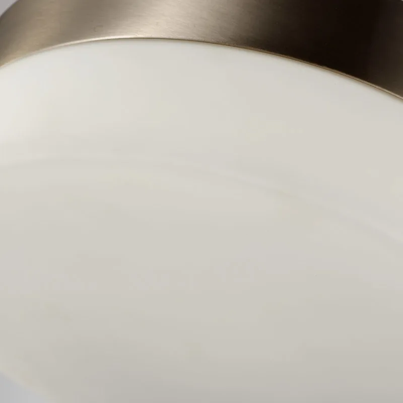 Luz de Teto Moderno Ferro Vidro Redondo Abajur Lamparas Techo 29cm Led 3 Luzes e Iluminação