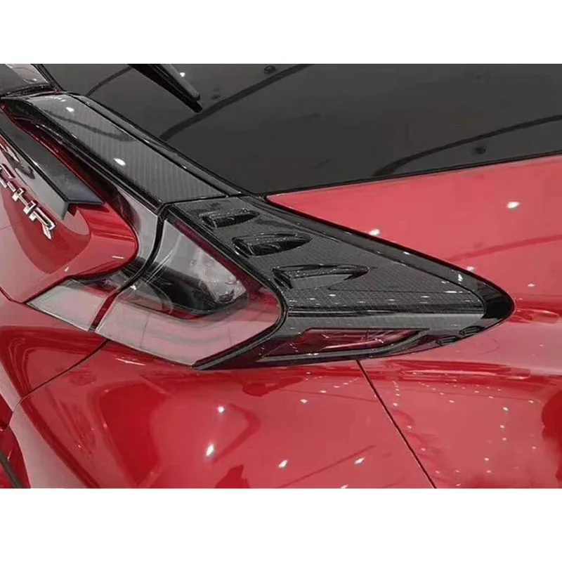 Задний габаритный фонарь автомобиля крышка противотуманная фара рамка для Toyota CHR ABS лампа для фары заднего света Защитная Наклейка автомобильный Стайлинг аксессуар