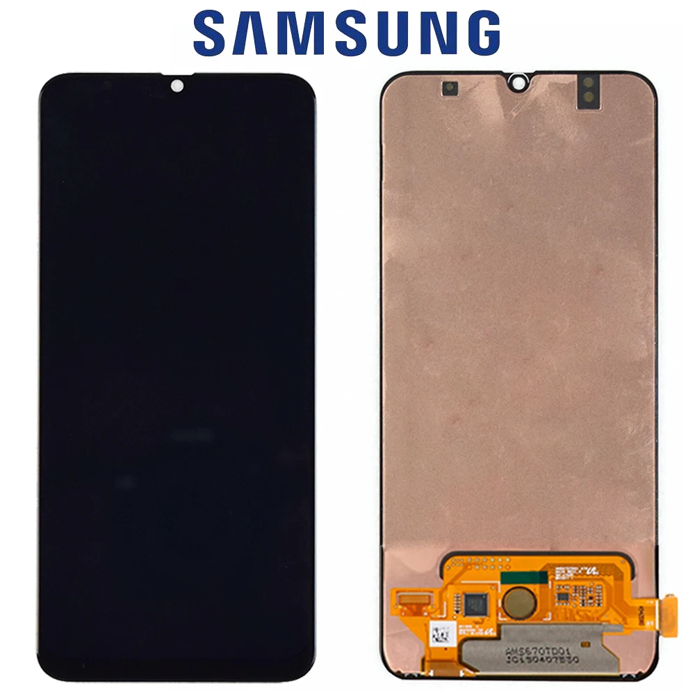 6,7 ''Супер AMOLED lcd дисплей для samsung Galaxy A70 lcd A705 A705F SM-A705MN дисплей кодирующий преобразователь сенсорного экрана в сборе