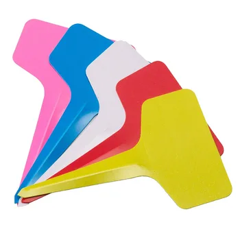 

50PCS Gardening Plant Tshape Waterproof Plant Labels Thick Tags Reusable Plastic Garden Nursery Herbs Flowers Label Markers Tool