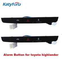 Оригинальная Автомобильная Кнопка аварийной остановки для Toyoto Highlander 2009- Кнопка сигнализации для toyota highlander вилка для подключения черного цвета