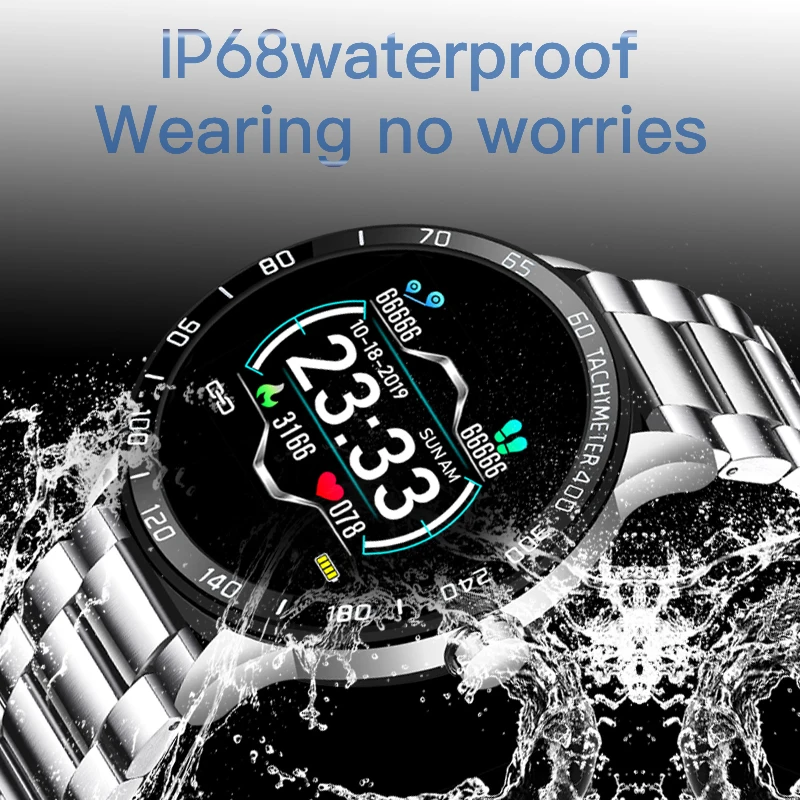 LIGE 2019 Neue Smart uhr männer wasserdichte sport Für iPhone Herz rate blutdruck fitness tracker smartwatch reloj inteligente