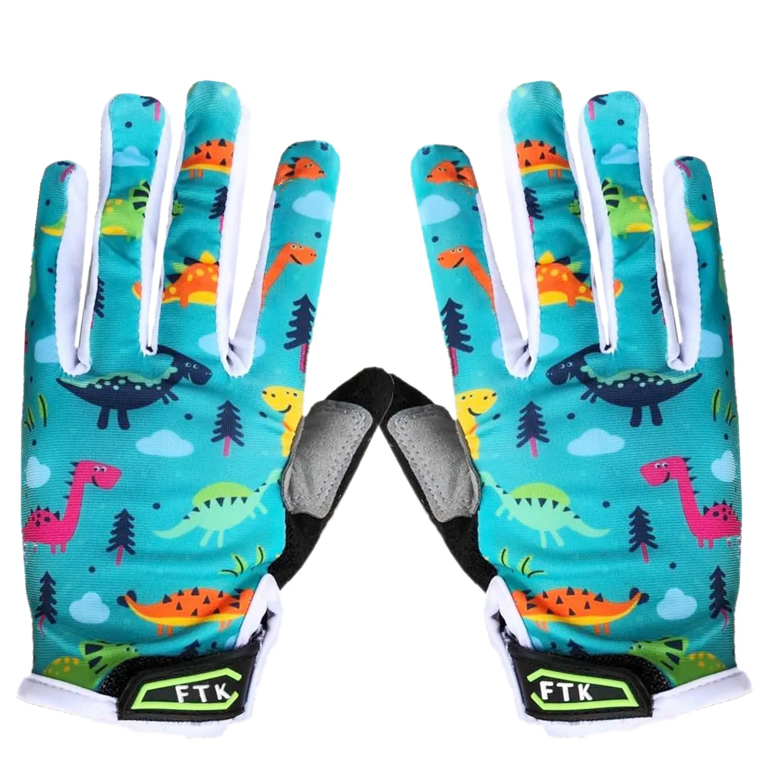 FINGER TEN Gants Velo Enfant Cyclisme Junior Running VTT Moto Demi-Doigt  poignée Paire de Valeur, Gant Gel Résistant à l'abrasion Antideparant  Mitaines Taille Petit Vert Rose Bleu (Bleu, S) : : Mode