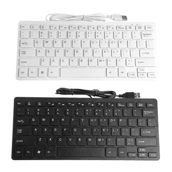 

New 2019 arrival Mini Slim Multimedia USB Wired External Keyboard For Notebook Laptop PC Computer Hot Sale