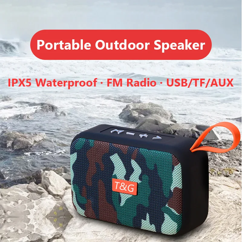 

TG506 Wireless Square Bluetooth Speaker Stereo Outdoor Waterproof Speaker Support Data Card Portable Audio And Video Equipment