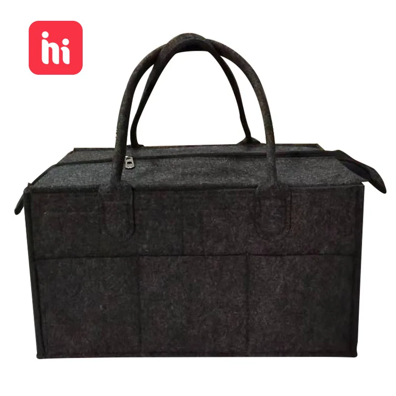 

New felt diaper storage bag stamped with multi-function mummy bag portable diaper bag storage bag stroller bag baby bags