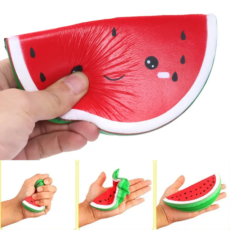 Fidget-Toys Watermelon Kids Rebound Gift Anti-Stress Slow Funny PU Squishy Soft Smiley