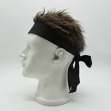 Унисекс Спорт на открытом воздухе дышащий тюрбан шляпы парики креативный парик с головной повязкой шляпа Головной убор Кепка мужские аксессуары для волос dp3