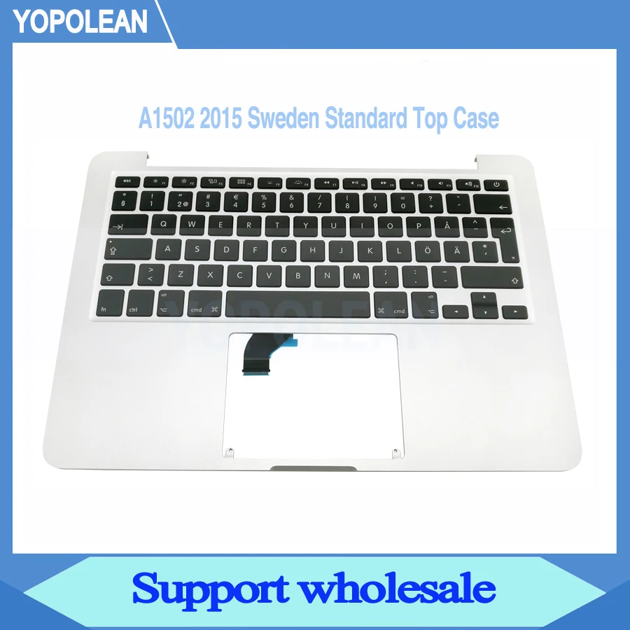 Новая подставка для рук Topcase + шведская клавиатура Подсветка Macbook Pro Retina 13 дюймов