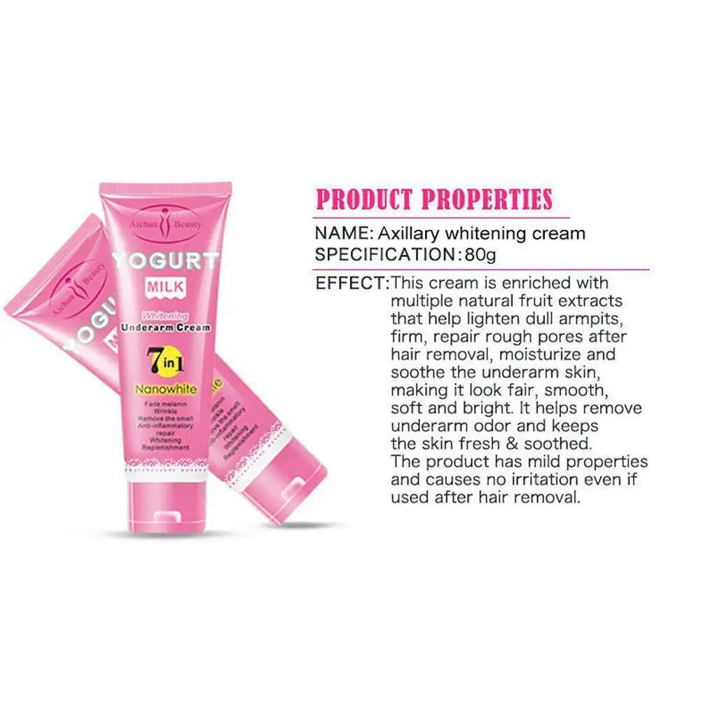 

Body Creams Armpit Whitening Cream Between Legs Knees Whitener Whitening Private Bleach Intimate Armpit Parts Formula G5G4