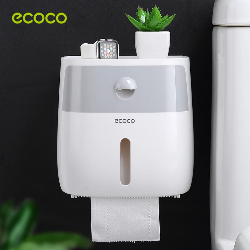 

QDRR Toilet Paper Roll Holder Paper Towel Holder Wall Mounted Wc Roll Paper Stand Case For Toilet Paper Bathroom Accessories #86