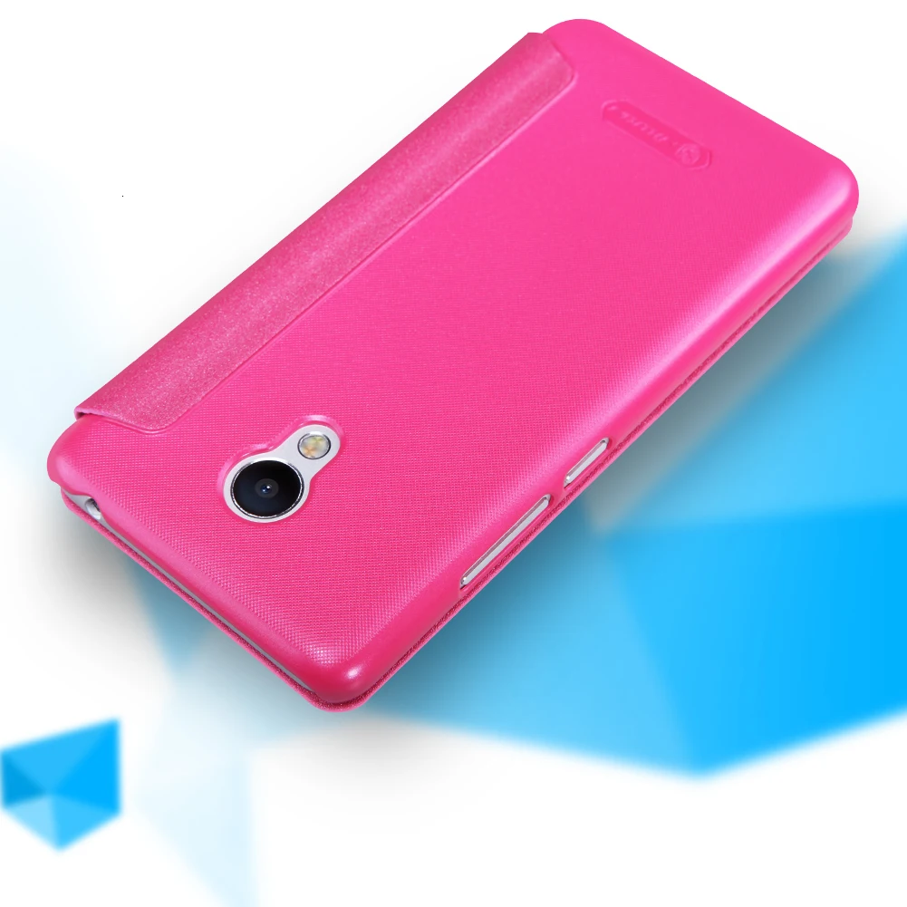 Чехол NILLKIN для Meizu M3S, Блестящий Защитный кожаный чехол, чехол для Meizu M3S для meilan 3s Mini, флип-чехол с умным режимом сна