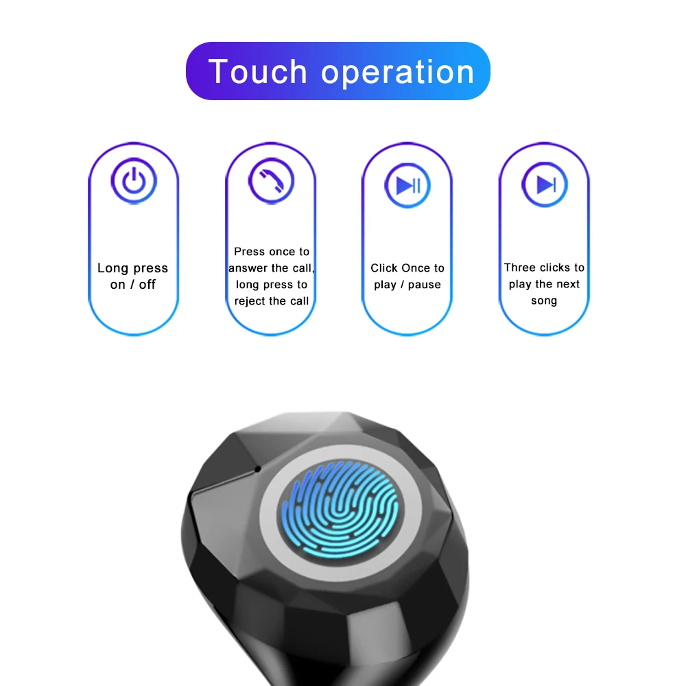 TWS беспроводные наушники IPX5 водонепроницаемые Bluetooth наушники 8D HiFi стерео спортивные наушники игровые гарнитуры с микрофоном