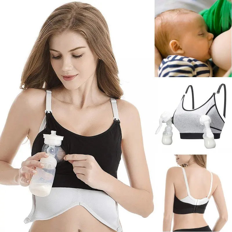 Nursing Bra Hands Free Breast Feeding Pump Pumping Breastpump Maternity Nursing Bra High quality