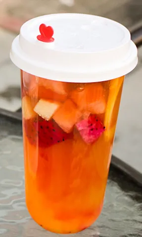 cup and lid2 50 шт. 360 мл прозрачный мини-U Тип одноразовый холодный напиток чашка креативный питомец фруктовый йогурт молоко чай кофе пластиковые кружки с крышками - Цвет: cup and lid2