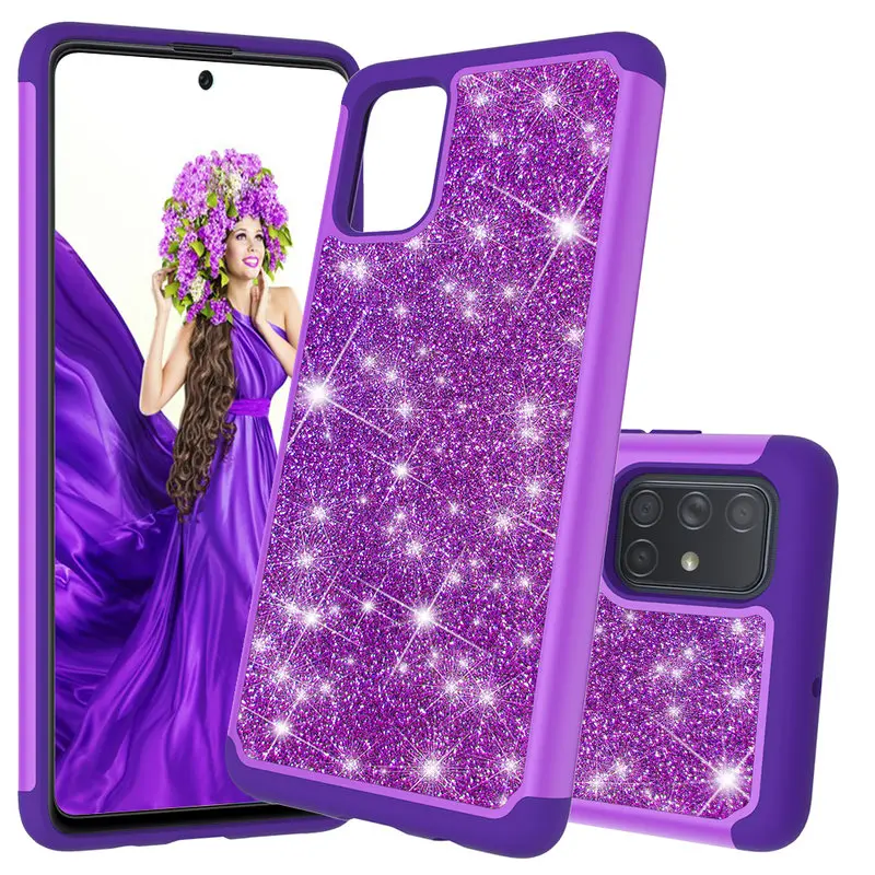 

For Samsung Galaxy A71 Luxury Soft Silicon+Hard PC Case For Samsung A 71 A715F Fashion Shockproof Phone Protection Cover 6.7inch