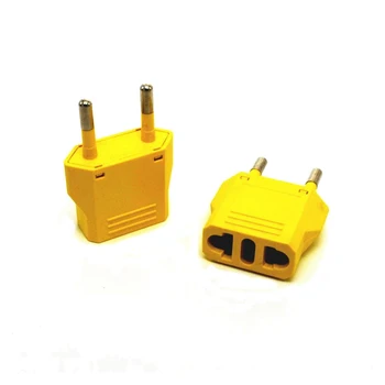 

10PCS EU Euro Plug Adapter China Chinese US to EU European Travel Adapter Electric Plug Converter Power Sockets AC Outlet