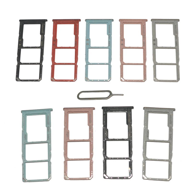 Bandeja de ranura para tarjeta Sim para Samsung Galaxy A01, A11, A31, A41, A51, A71, 4G, Original, adaptador de tarjeta Micro SD, Chip, soporte para cajón
