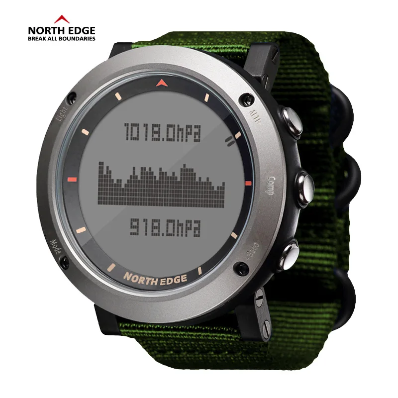 

North Edge Smart Outdoor Sports Watch Step Count Calories Multi-functional Watch Good-looking Nylon Watchband