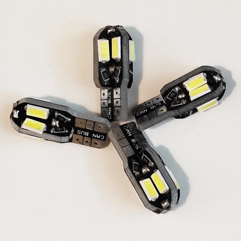 4x универсальные автомобильные аксессуары T10 5630 8SMD номерной знак Клиренс Клин для лампы Карта Купол багажник парковочные лампы 12 В 194 168