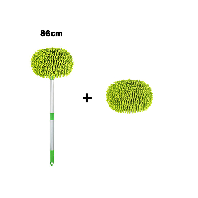 Three Section Telescopic Car Washing Mop Super Absorbent Car Cleaning Car Brushes Mop Window Wash Tool Dust Soft Mop