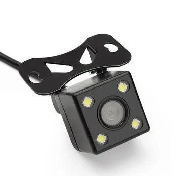 

Universal Night Vision HD Car Rearview Camera Backup Parking Assistance Camera with 4 LEDs For Car Multimedia Player DVD Radio
