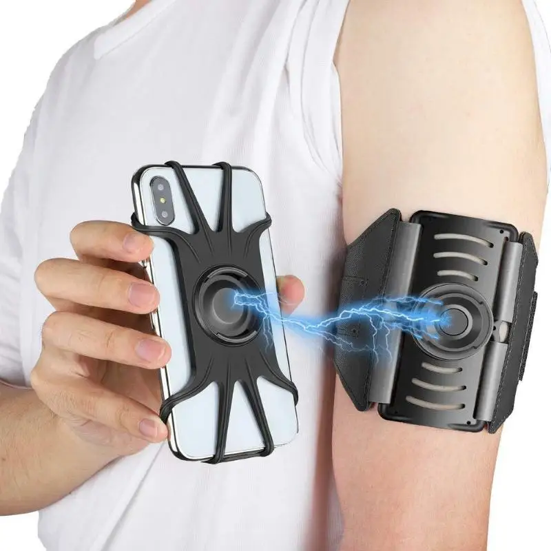 

Armband Phone Holder Bracket Portable 360 Rotatable Running Sports Cycling Outdoor Mountaineering Arm Mobile Support