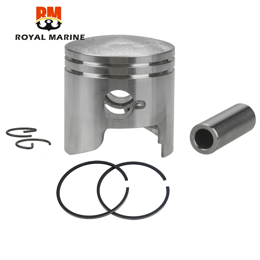 Piston Kit Std  For Tohatsu Nissan Outboard 9.8HP 8HP 50MM 2T 3B2-00001 Piston Kit - STD Outboard Engine MERCURY 6HP 3B2-00001-0