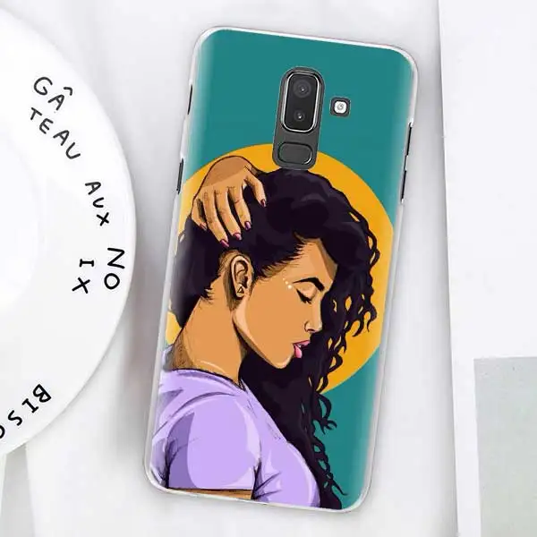 MELANIN POPPIN Чехлы для samsung Galaxy J4 Plus J6 Plus J8 J3 J5 J7 J5 Prime жесткий чехол - Цвет: 08