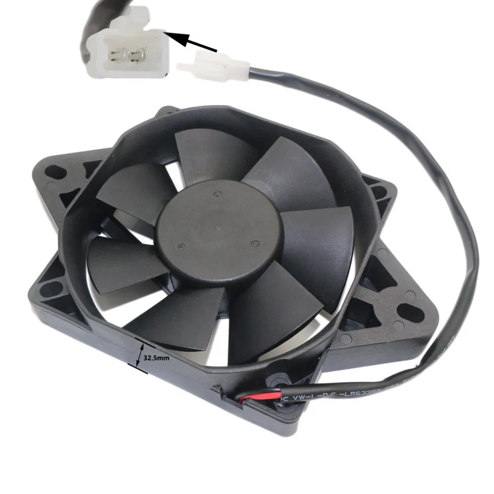 12V Electrical Engine Radiator Cooling Fan For 150-250cc ATV Kart Quad Dirt Bike ATV Buggy Motorcycles