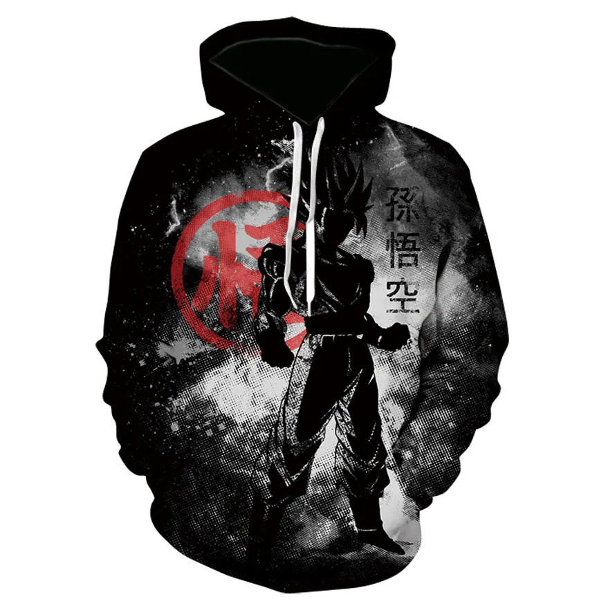 

Anime Dragon Ball Z Goku Printed Hoodies Men Women 3D Hooded Sweatshirts Jackets Pullover Fashion Tracksuits Streetwear Out Coat