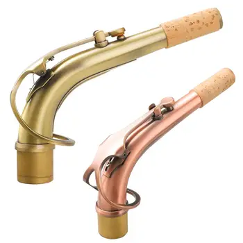 

Sax Bend Neck for Alto Saxophone Antique Brass Heat-insulating 24.5mm