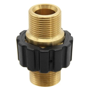 

Universal High Pressure Washer Hose Quick Connector M22 Metric Male Thread Car Accessories Garden Hose Fitting