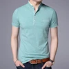 Summer Polo Shirt Men Casual Cotton Solid Color Poloshirt Men's Breathable Tee Shirt Golf Tennis Brand Clothes Plus Size 5XL ► Photo 3/6