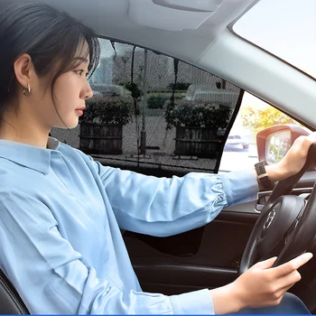 

Car Sun Shade Shield Anti-uv Window Sunshade Retractable Windshield Covers Automatic Windscreen Auto Foldable Block Curtain