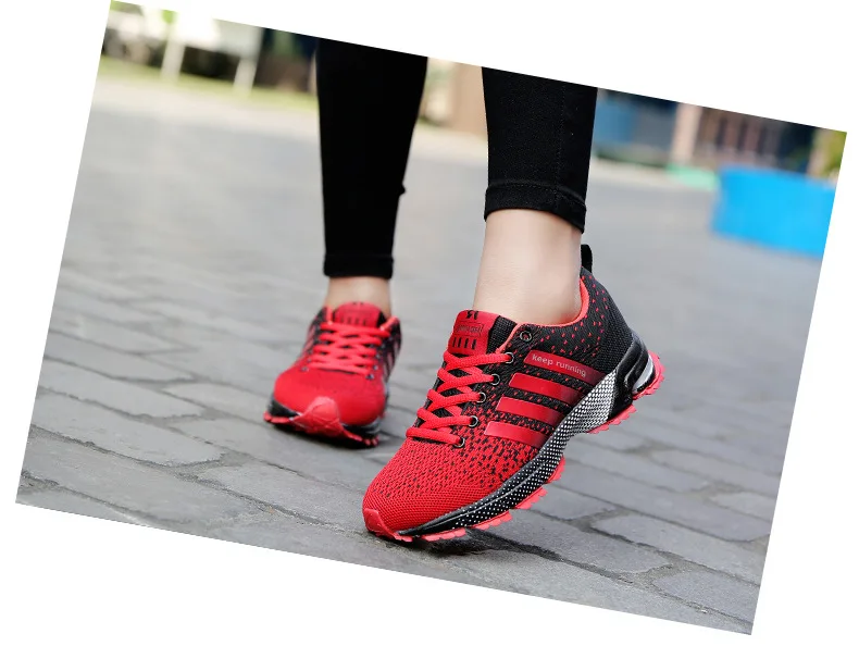 Летняя Новинка; Стильная Спортивная обувь в Корейском стиле; парная обувь для бега; трендовая повседневная обувь для мужчин и женщин; кроссовки из сетчатого материала
