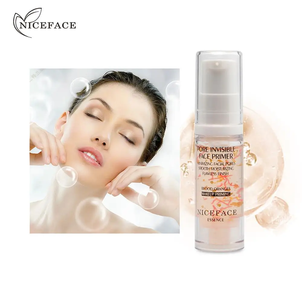

Makeup Blood Orange Elixir Essence Oil Control Face Moisturizer Whitening Base Make Up Primer Pore Minimizer Skin Care Serum