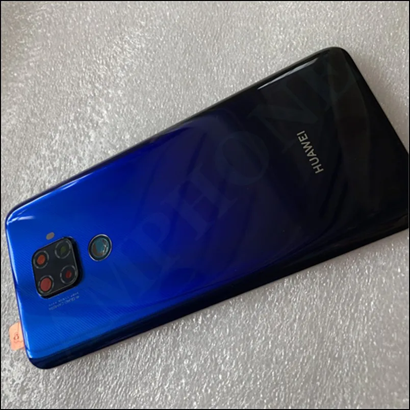 Оригинальная задняя крышка из закаленного стекла для huawei mate 30 Lite/Nova 5i Pro, запасные части, задняя крышка для батареи, корпус+ рамка для камеры