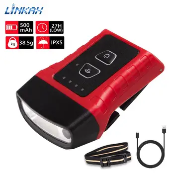 

2 in 1 COB Motion Sensor Cap Light Rechargeable LED Induction Headlight 180 Degree Adjustable Clip-on Hat Lamp Camping Lighting