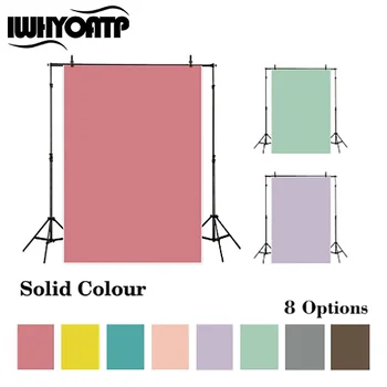 

IWHYOATP solid color Vinyl photography backdrop pure color children backgrounds for photo studio photobooth photocall photophone