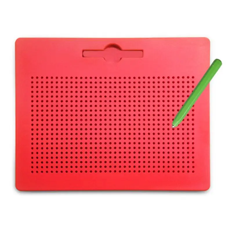 

Magnetic Clipboard Drawing Pen Ball Beads Compressed Magnet Learning Notebook Graffiti Pad Children's Toys Gift Y51E